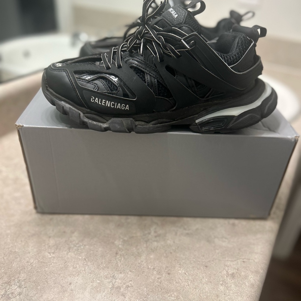 Balenciaga Black Athletic Shoes